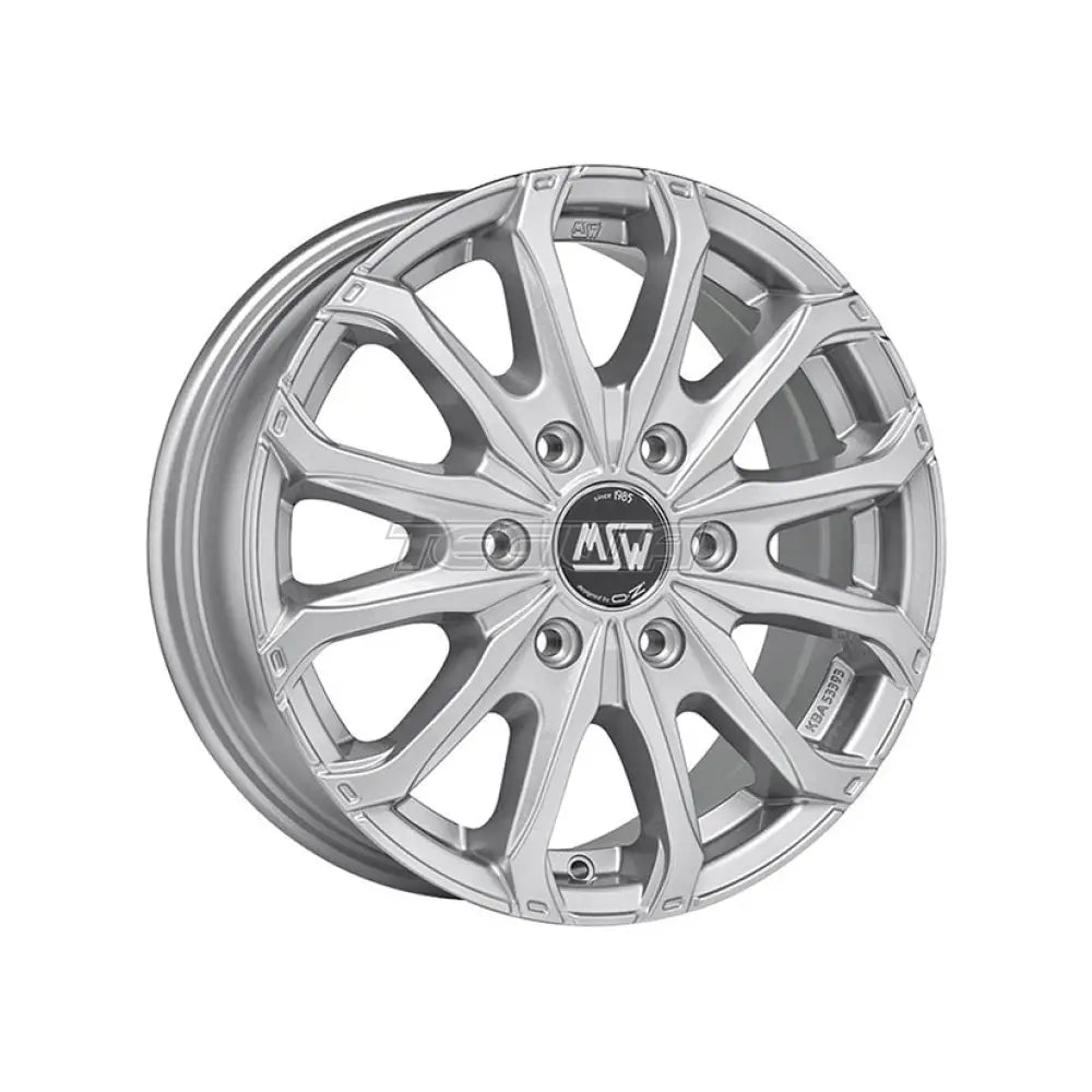 MSW Off-Road & Van 48 Alloy Wheel 16x6.5 ET62 6x130 Full Silver 84mm CB