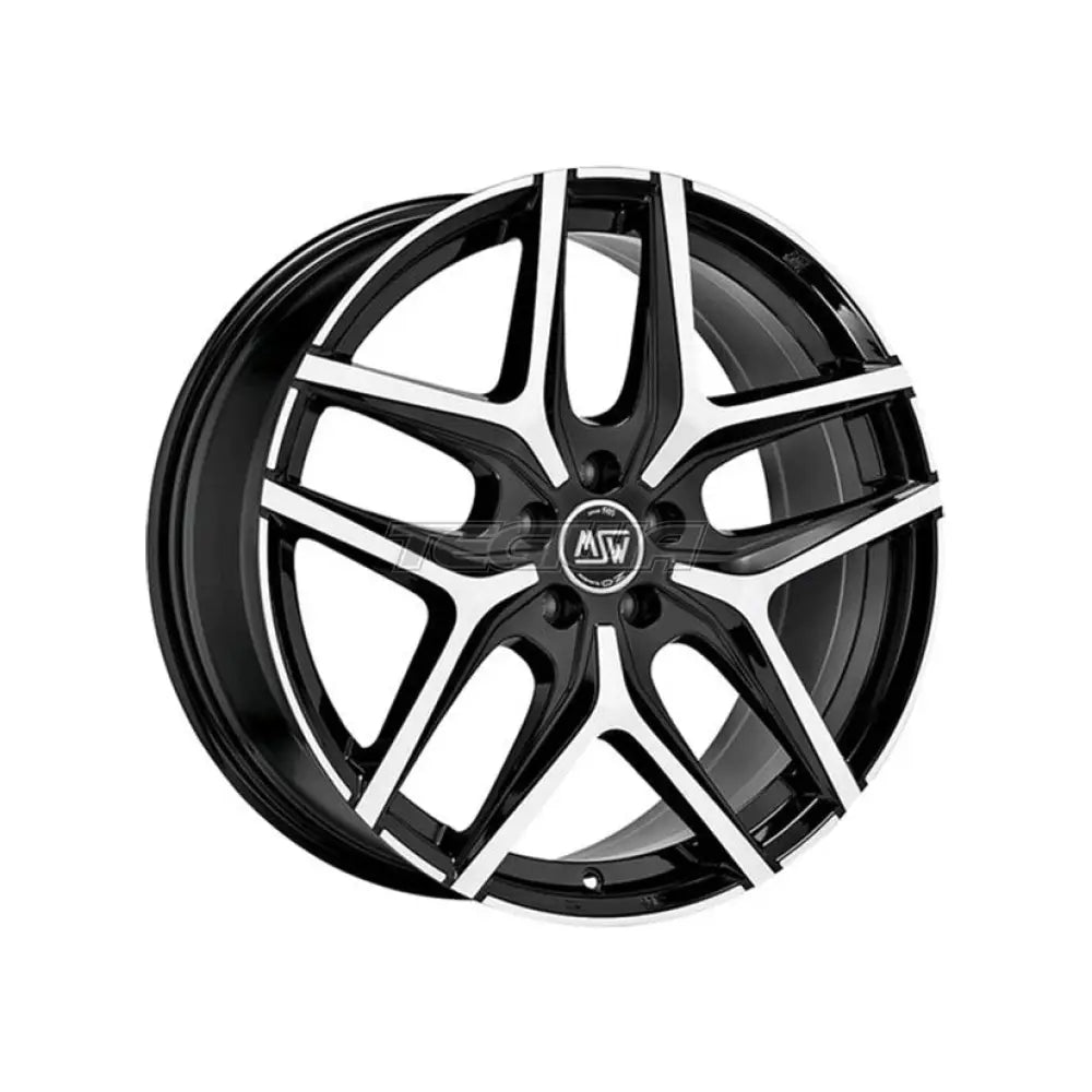 MSW Urban Cross 40 Alloy Wheel 19x8 ET50 5x114.3 Gloss Black Full Polished 73mm CB
