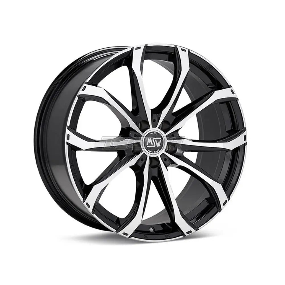 MSW Urban Cross 48 Alloy Wheel 19x9 ET50 5x112 Gloss Black Full Polished 73mm CB
