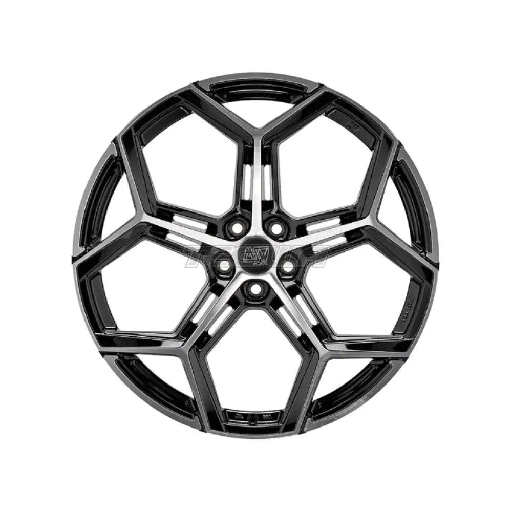 MSW Urban Cross 53 Alloy Wheel 22x10.5 ET19 5x112 Gloss Black Full Polished 66.6mm CB