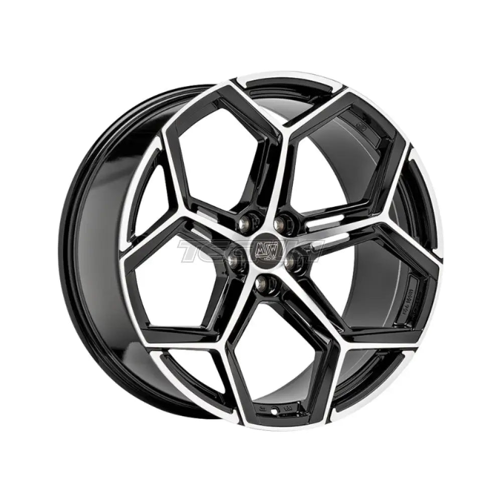 MSW Urban Cross 53 Alloy Wheel 22x10.5 ET19 5x112 Gloss Black Full Polished 66.6mm CB