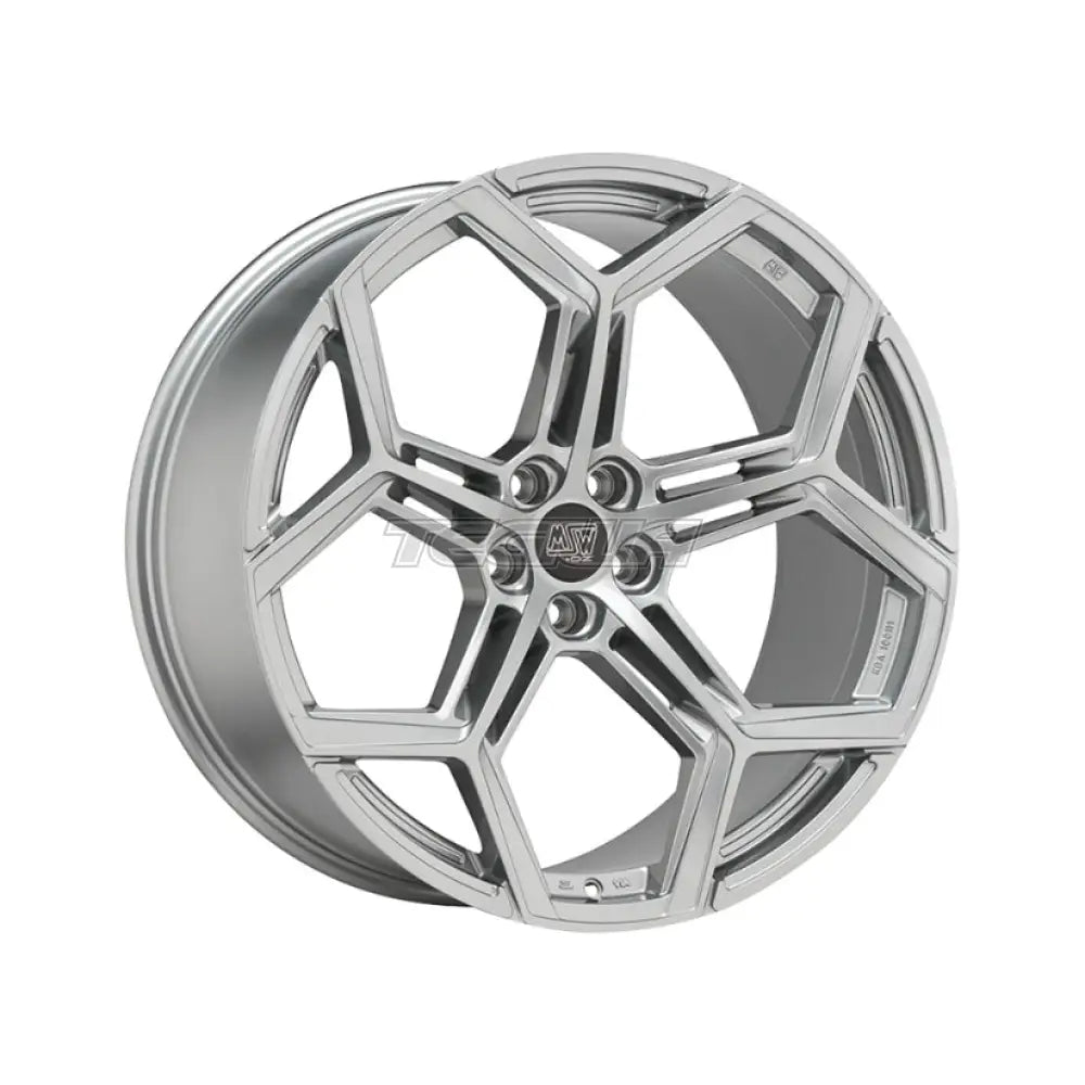 MSW Urban Cross 53 Alloy Wheel 22x10.5 ET19 5x112 Hyper Silver 66.6mm CB
