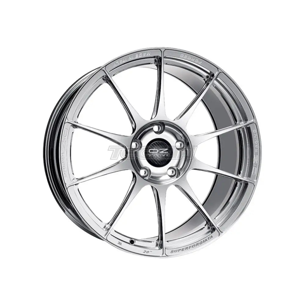 OZ Atelier Forged Superforgiata Alloy Wheel 19x8.5 ET49 5x130 Ceramic Polished 71.5mm CB
