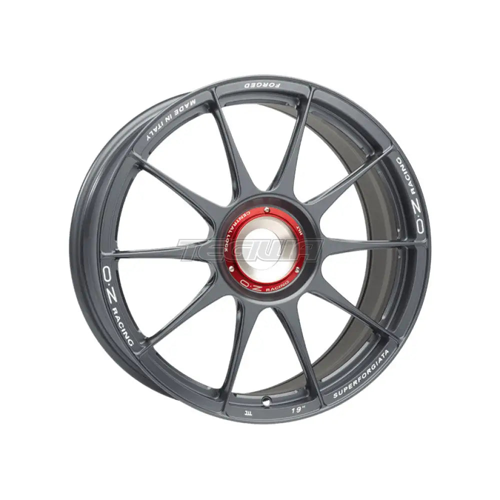 OZ Atelier Forged Superforgiata CL Alloy Wheel 20x9.5 ET50 15x130 Racing Grey Milled Lettering 84mm CB