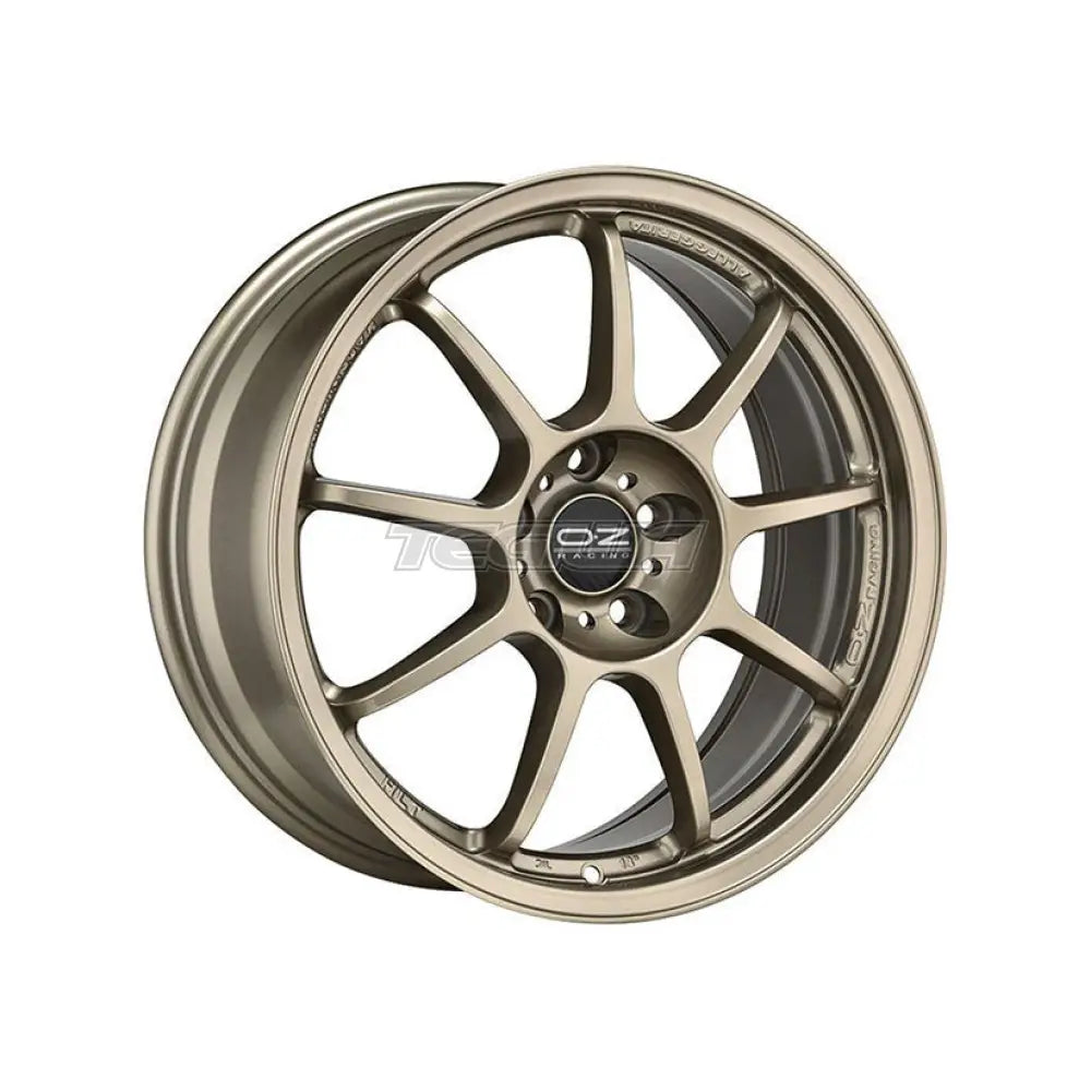 OZ I-Tech Alleggerita HLT 5F Alloy Wheel 17x8.5 ET59 5x114.3 White Gold 75mm CB