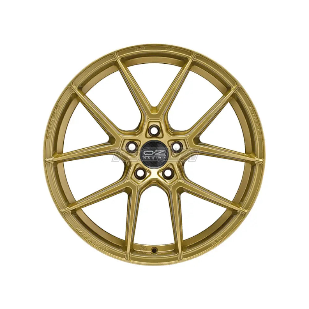 OZ I-Tech Estrema GT HLT Alloy Wheel 19x8 ET45 5x112 Race Gold 75mm CB