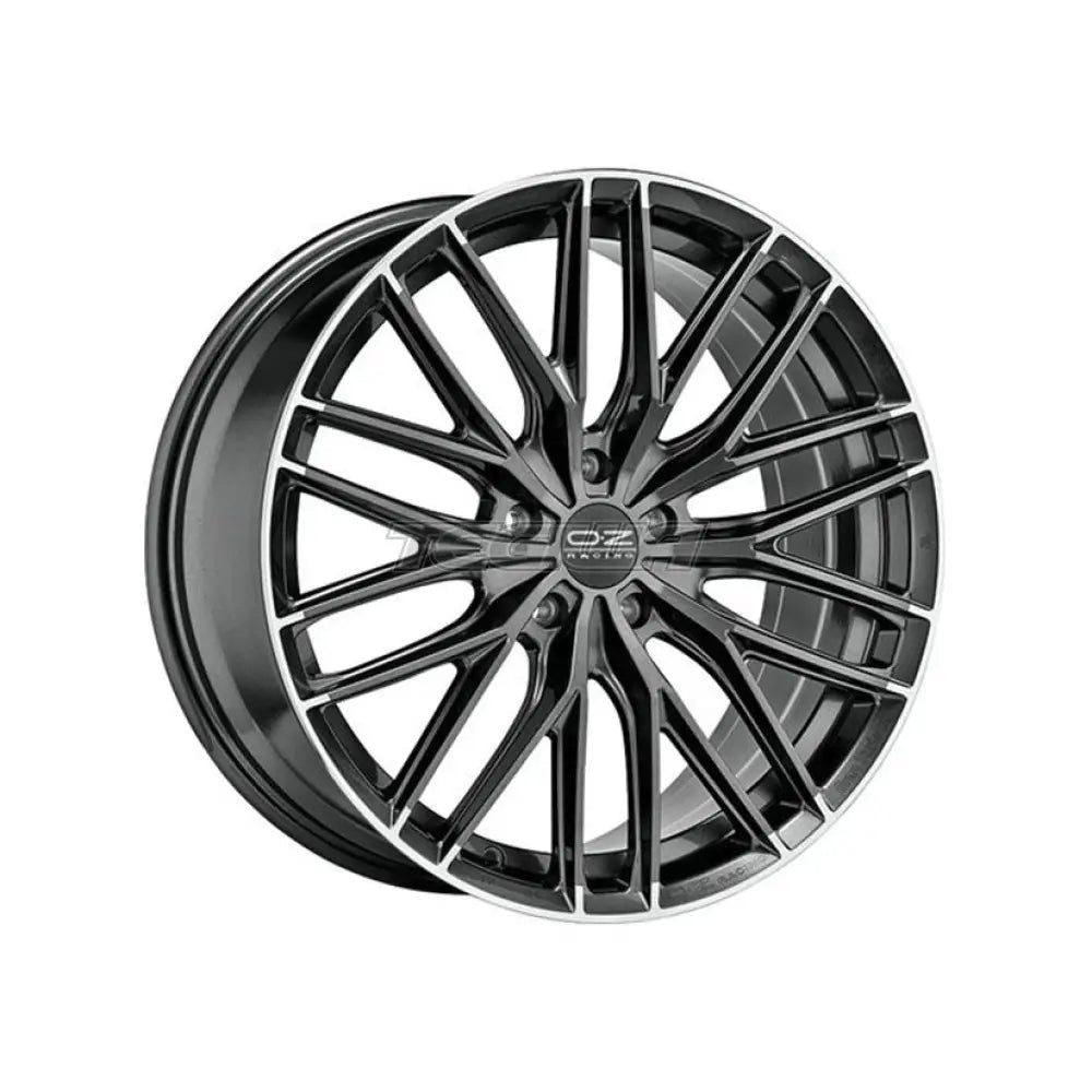OZ I-Tech Gran Turismo HLT Alloy Wheel 19x8.5 ET45 5x108 Star Graphite Diamond Lip 75mm CB