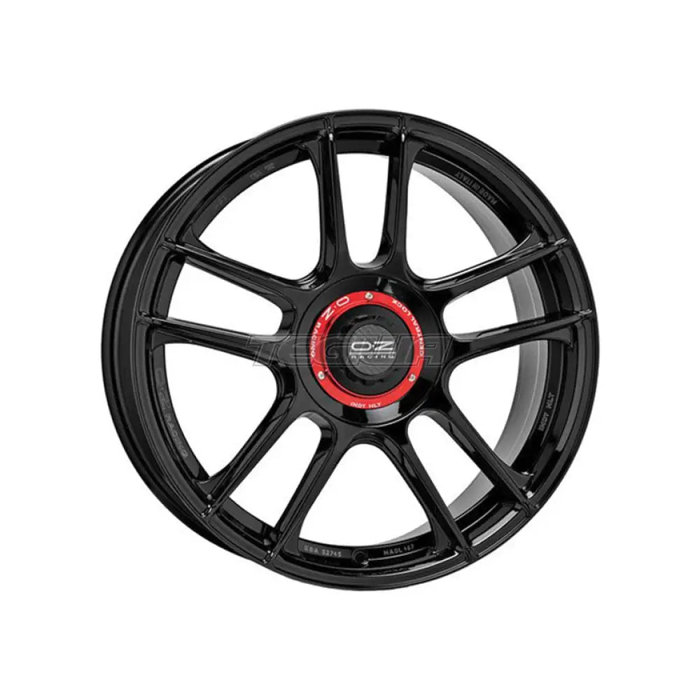 OZ I-Tech Indy HLT Alloy Wheel 18x8 ET35 5x112 Gloss Black 75mm CB