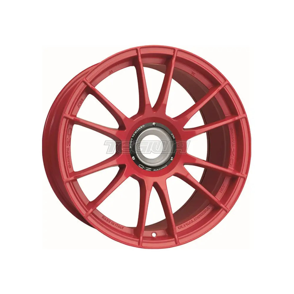 OZ I-Tech Ultraleggera HLT CL Alloy Wheel 19x8.5 ET53 15x130 Red 84mm CB
