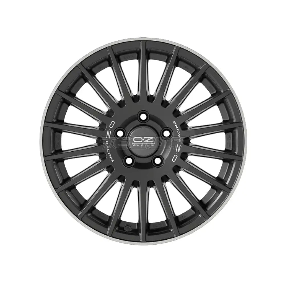 OZ Perform SUV-Offroad Rally Desert Alloy Wheel 18x8 ET45 5x112 Matt Black Silver Lettering Diamond Lip 79mm CB