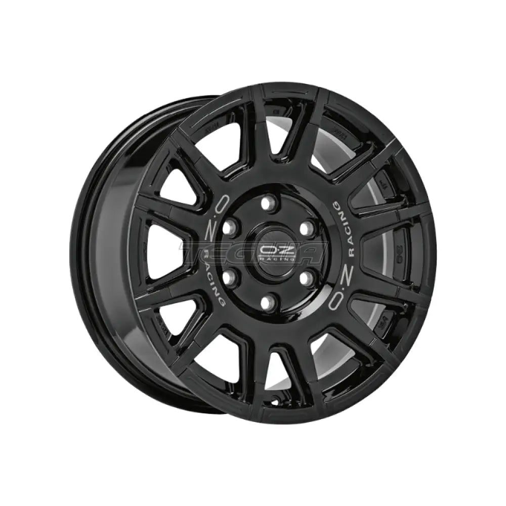 OZ Perform SUV-Offroad Rally Legend Alloy Wheel 17x8 ET35 5x112 Gloss Black Dark Lettering 75mm CB