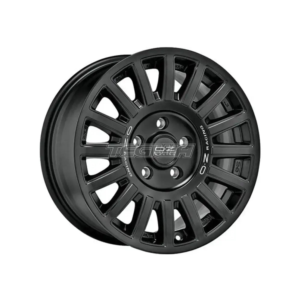 OZ Performance SUV and Offroad Rally Raid Alloy Wheel Matt Black Silver Lettering - PCD: 5x130 | Diameter: 17" | Width & Offset: 8" ET35 - CLEARANCE SALE