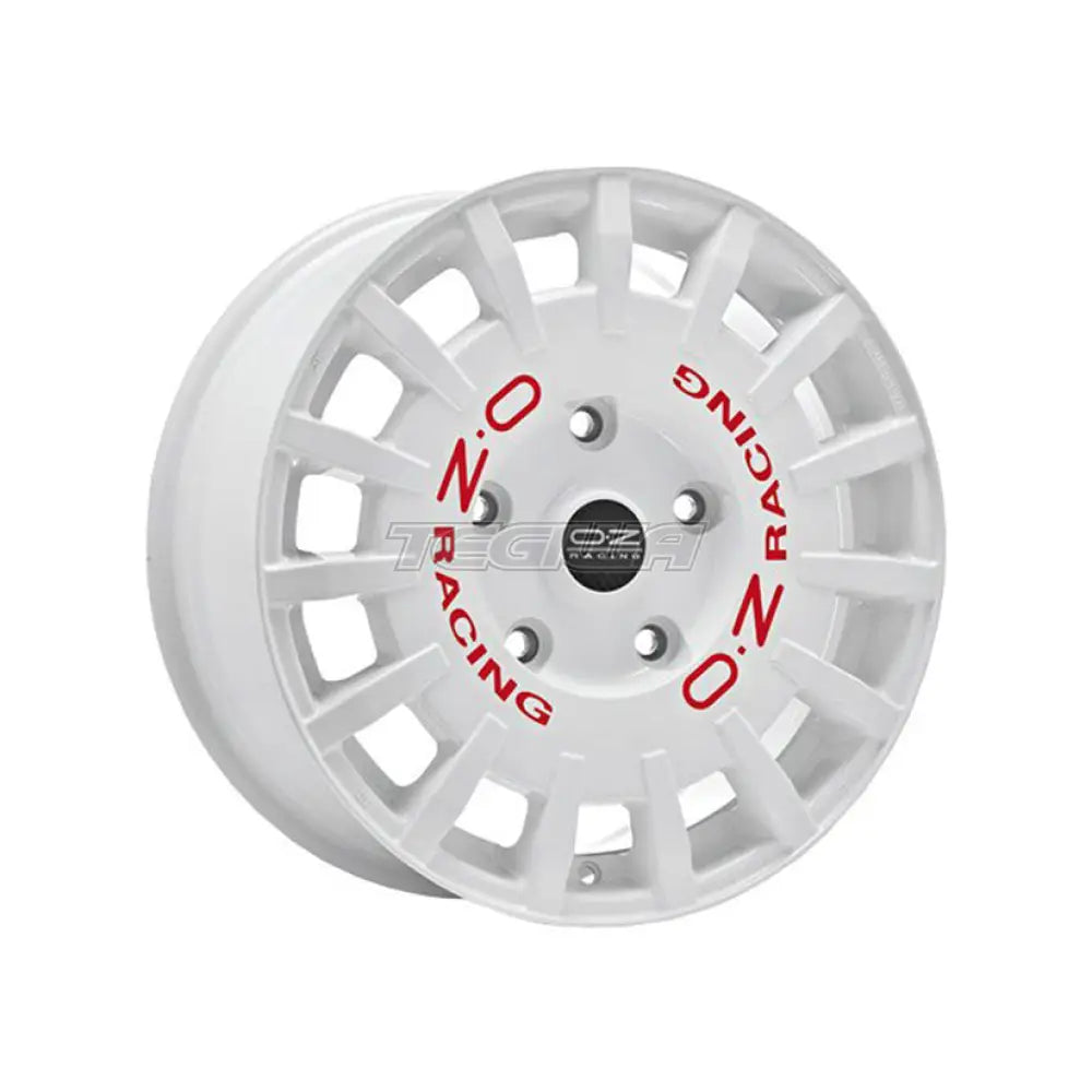 OZ Sport Rally Racing Van Alloy Wheel 18x7.5 ET48 5x160 Race White Red Lettering 65.1mm CB