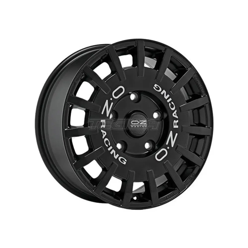 OZ Sport Rally Racing Van Alloy Wheel 18x8 ET45 5x112 Matt Black Silver Lettering 66.6mm CB