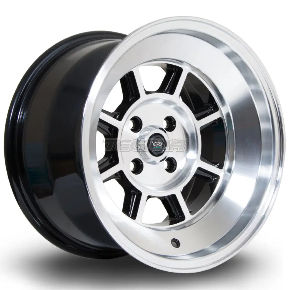 Rota BM8 Alloy Wheel 15x9 ET0 4x114 Gloss Black Polished Face 73mm CB