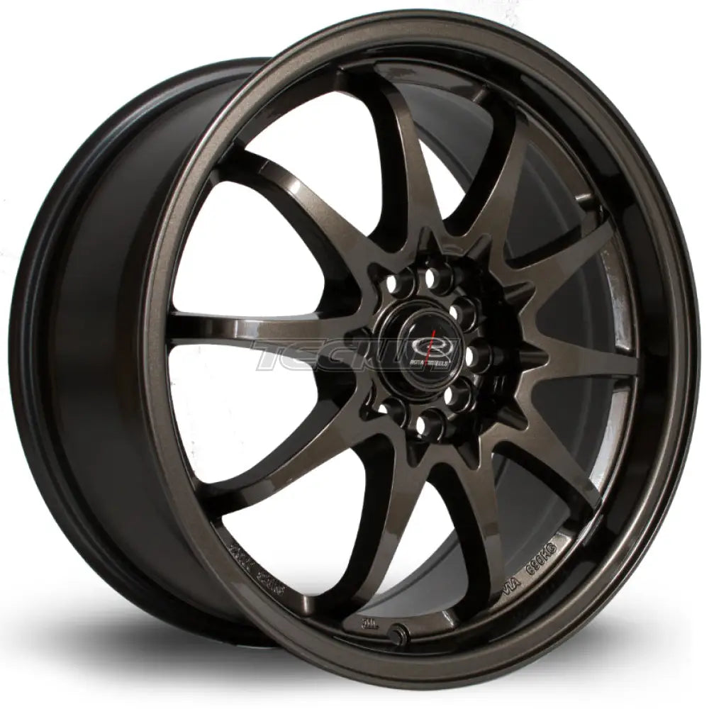 Rota Fighter Alloy Wheel 17x8 ET48 5x100,5x114 Gunmetal 73mm CB