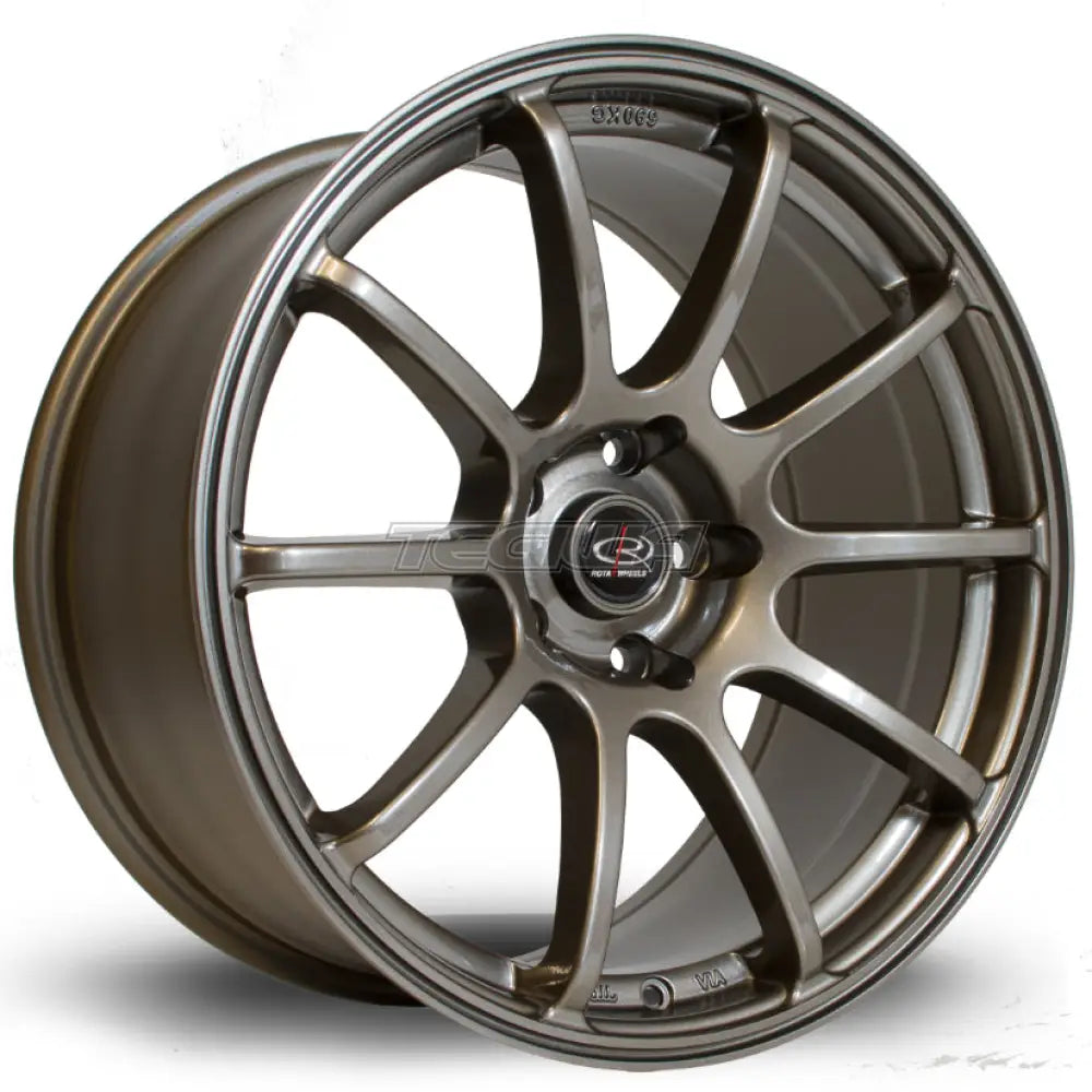 Rota Force Alloy Wheel 18x9 ET27 5x114 Bronze 73mm CB