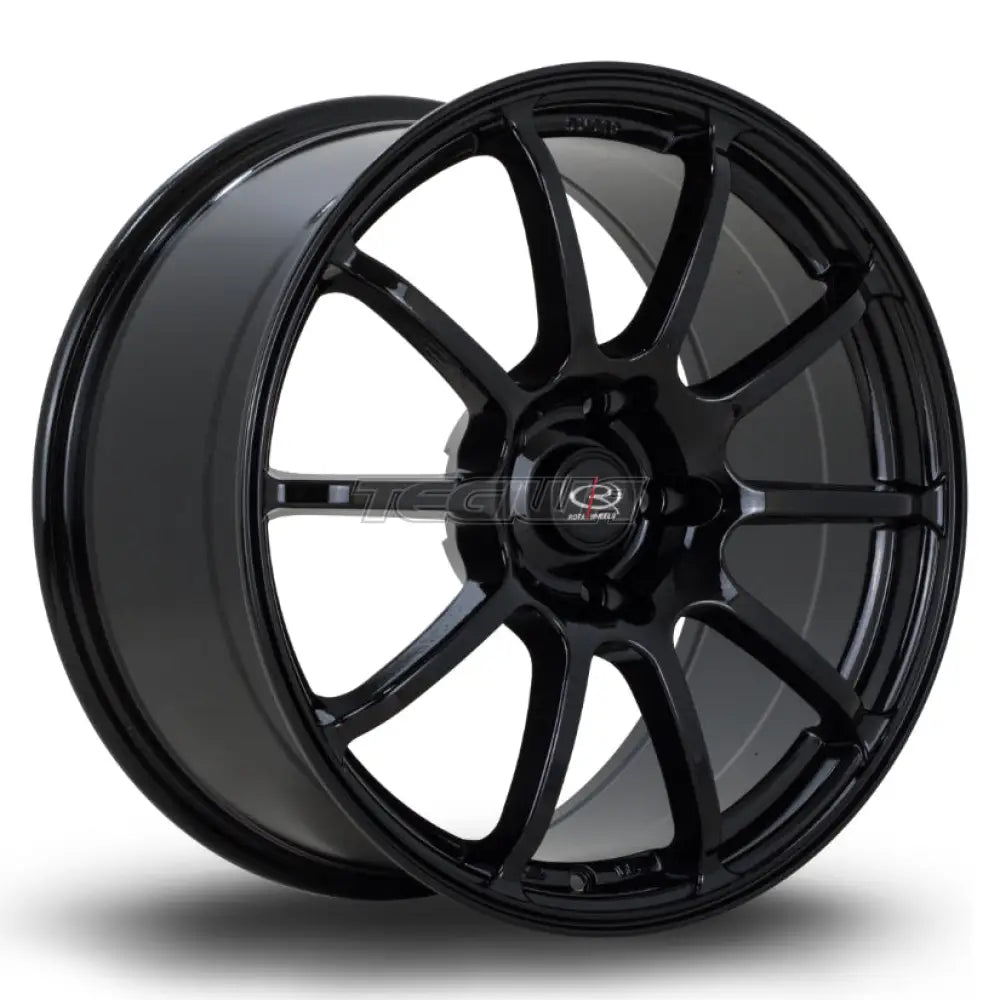 Rota Force2 Alloy Wheel 18x9 ET43 5x120 Black 76.1mm CB