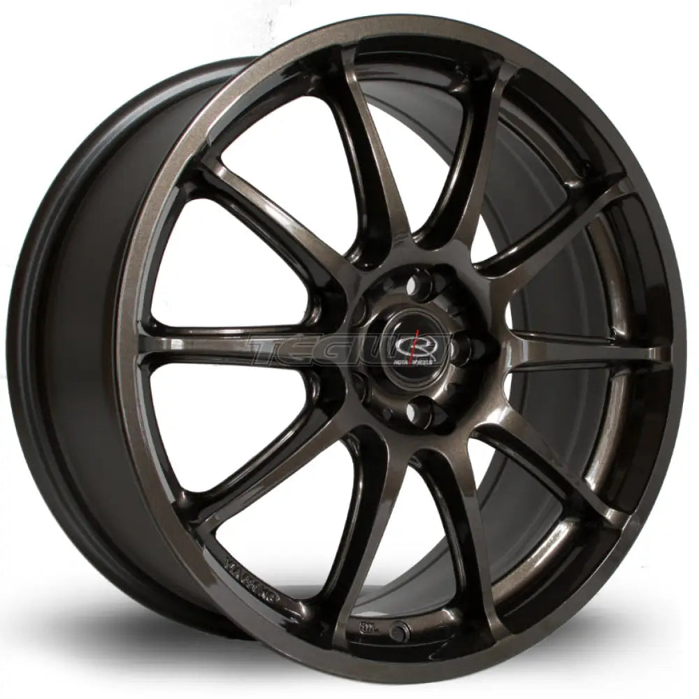 Rota Gra Alloy Wheel 17x7.5 ET48 5x100 Gunmetal 73mm CB