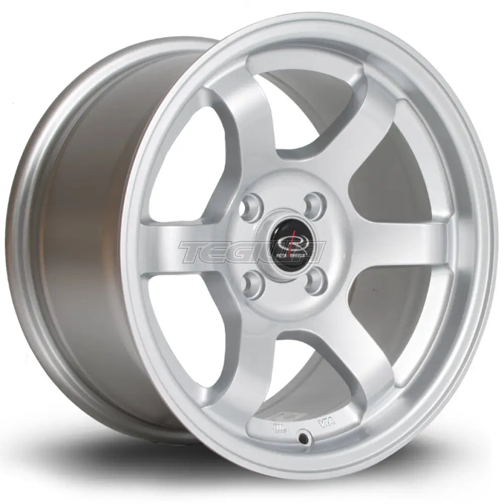Rota Grid Alloy Wheel 15x8 ET20 4x100 Silver 67.1mm CB
