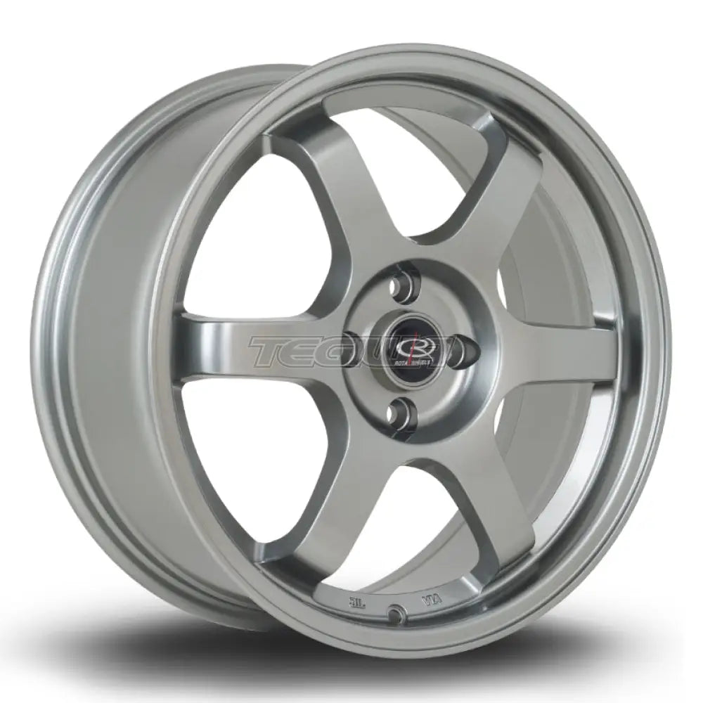 Rota Grid Alloy Wheel 17x7.5 ET25 4x108 Steelgrey 73mm CB