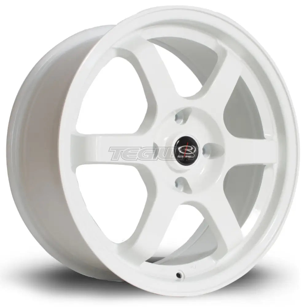Rota Grid Alloy Wheel 17x7.5 ET45 5x114 White 73mm CB