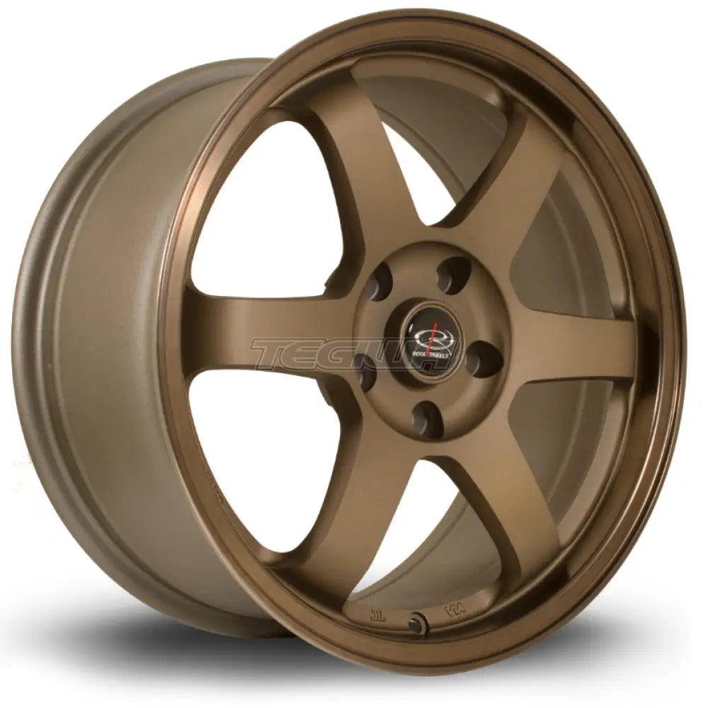 Rota Grid Alloy Wheel 17x8 ET35 4x100 Speed Bronze 73mm CB