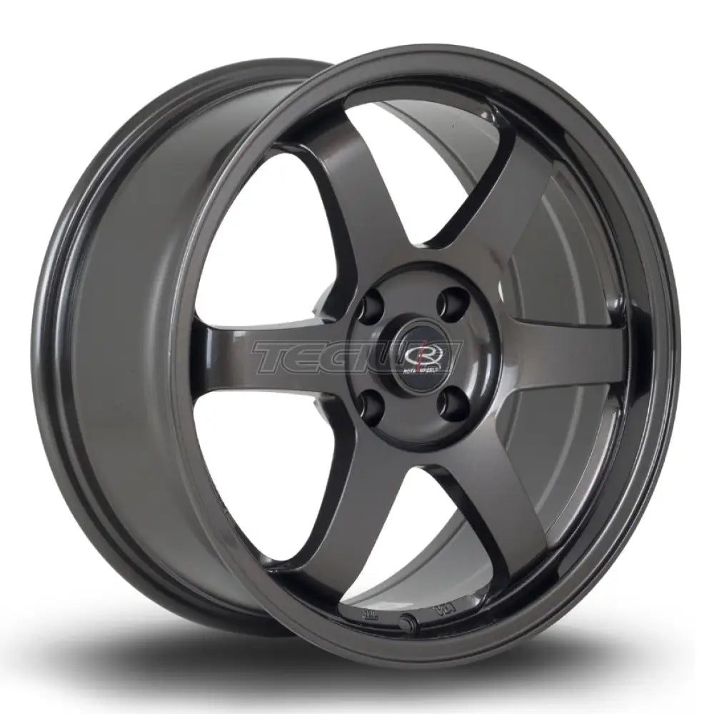 Rota Grid Alloy Wheel 17x8 ET35 4x108 Gunmetal 73mm CB