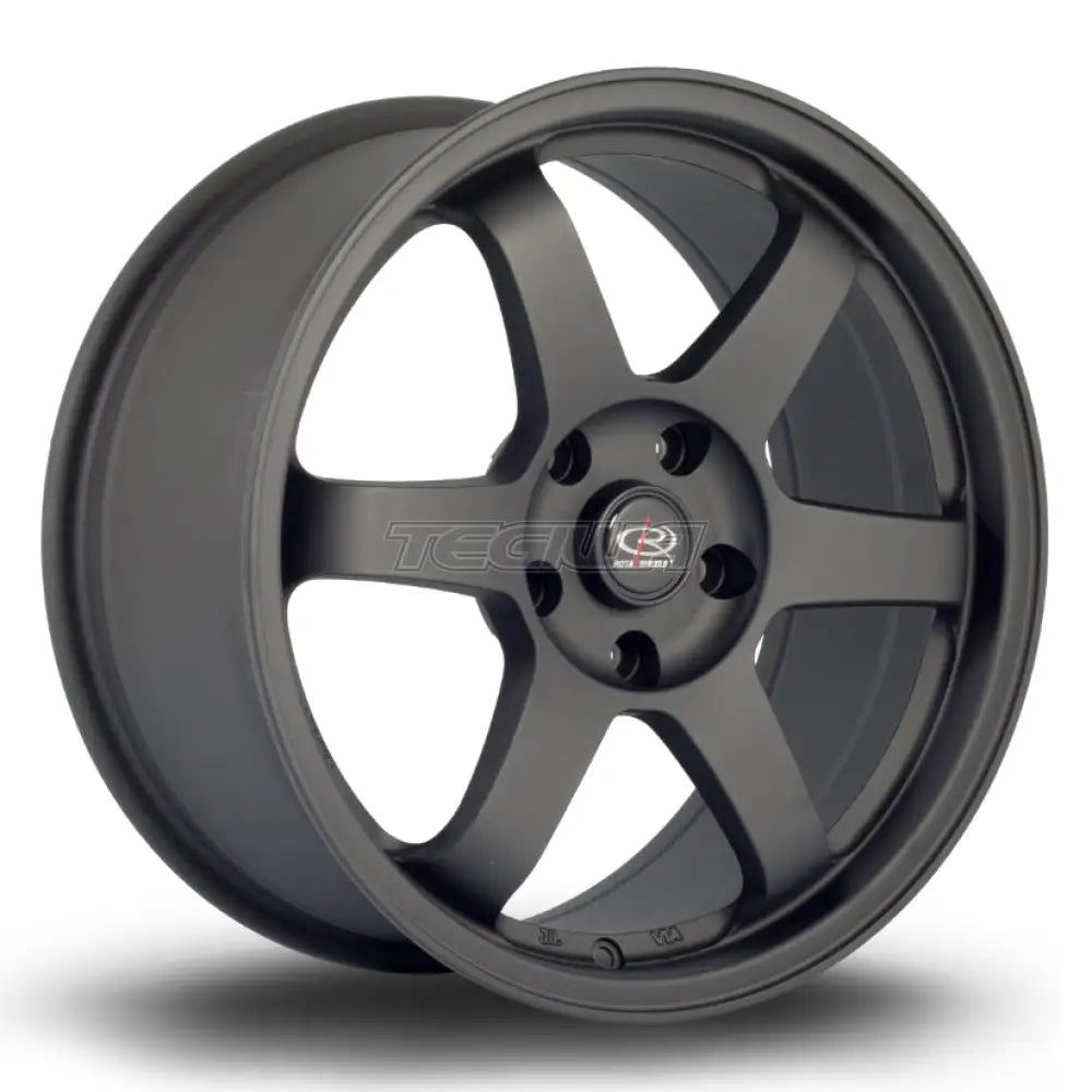 Rota Grid Alloy Wheel 17x8 ET42 5x114 Flat Black 2 73mm CB