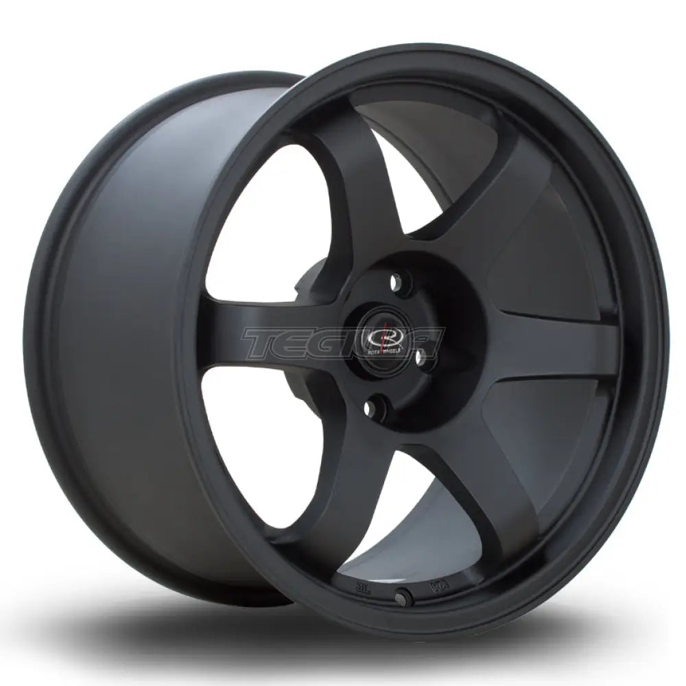 Rota Grid Alloy Wheel 17x9.5 ET12 5x114 Flat Black 2 73mm CB
