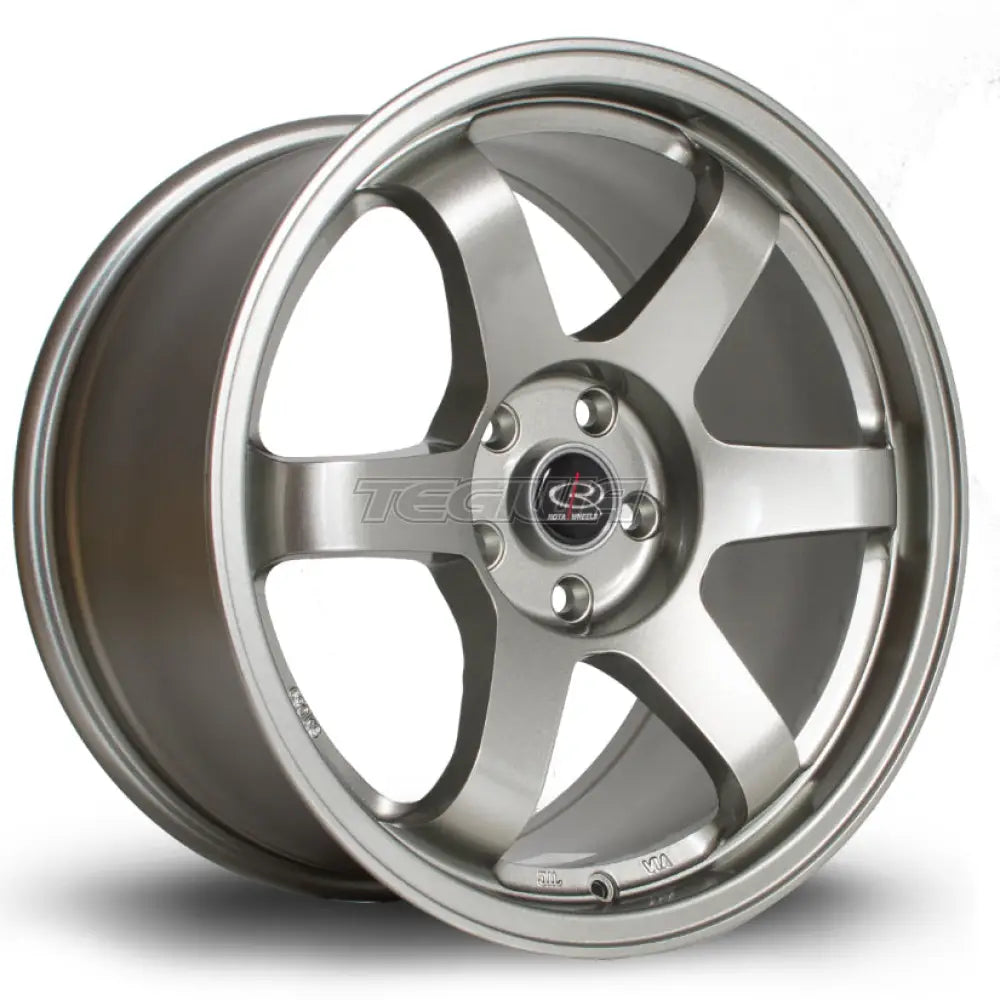 Rota Grid Alloy Wheel 17x9 ET42 5x108 Steelgrey 73mm CB
