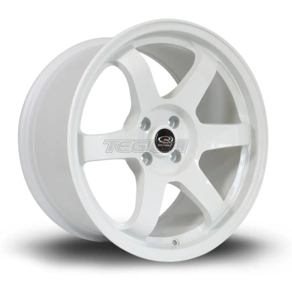 Rota Grid Alloy Wheel 17x9 ET42 5x114 White 73mm CB