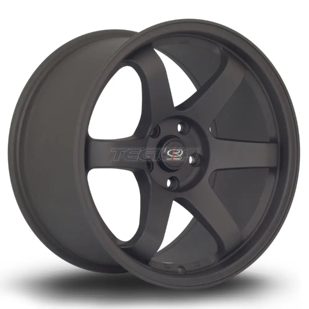Rota Grid Alloy Wheel 18x10 ET35 5x114 Flat Black 2 73mm CB