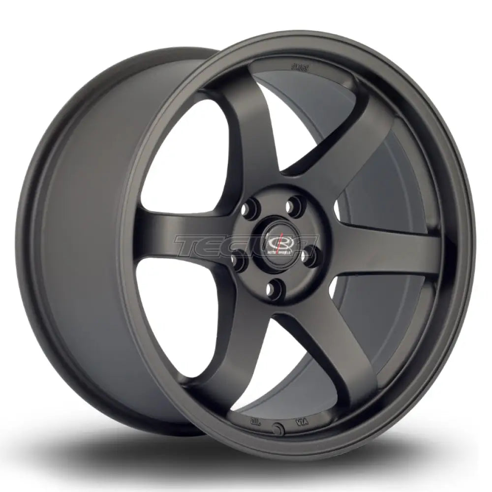 Rota Grid Alloy Wheel 18x9.5 ET38 5x112 Flat Black 2 73mm CB