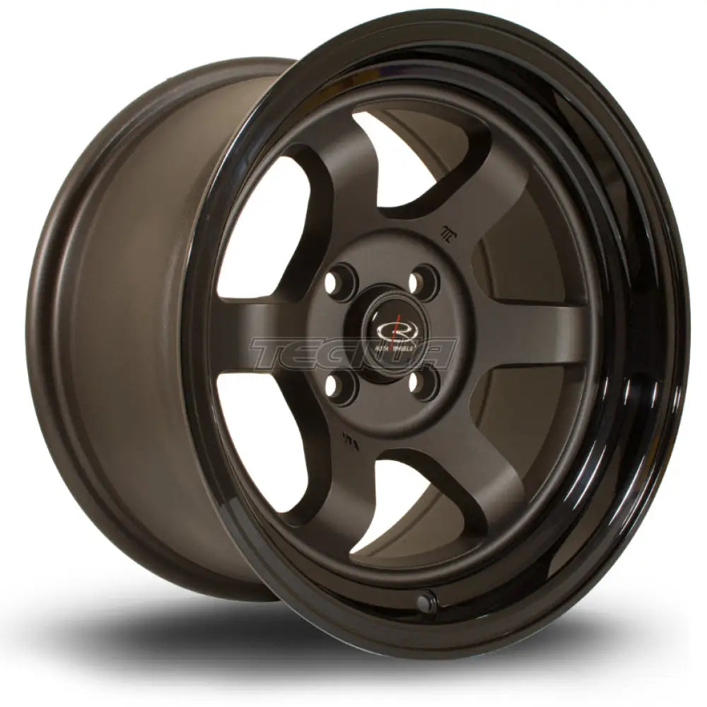 Rota Grid Max Alloy Wheel 15x8 ET0 4x100 Flat Gunmetal 67.1mm CB