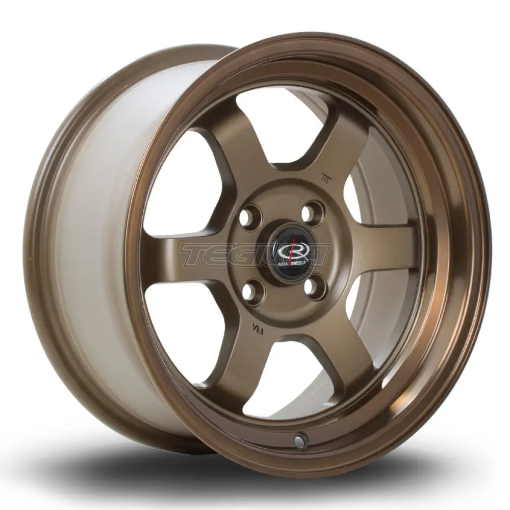 Rota Grid-V Alloy Wheel 15x7 ET20 4x100 Speed Bronze 67.1mm CB