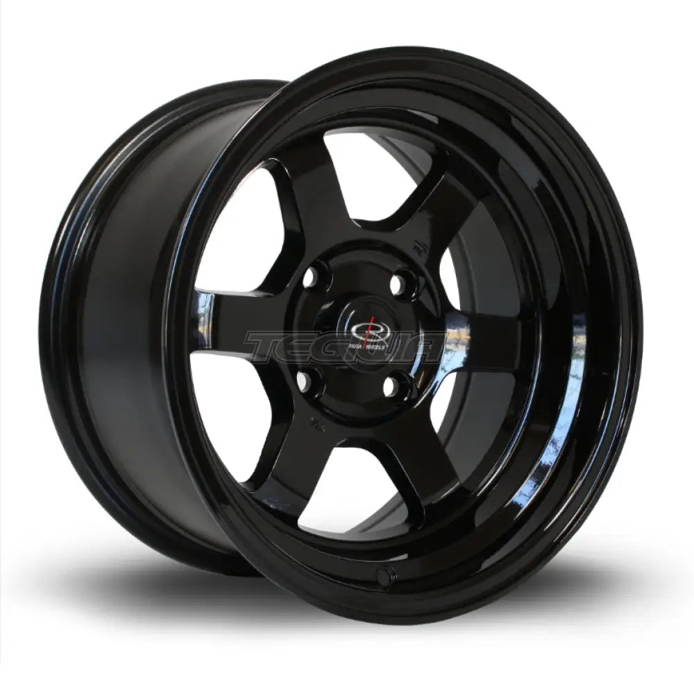 Rota Grid-V Alloy Wheel 15x8 ET0 4x100 Black 67.1mm CB