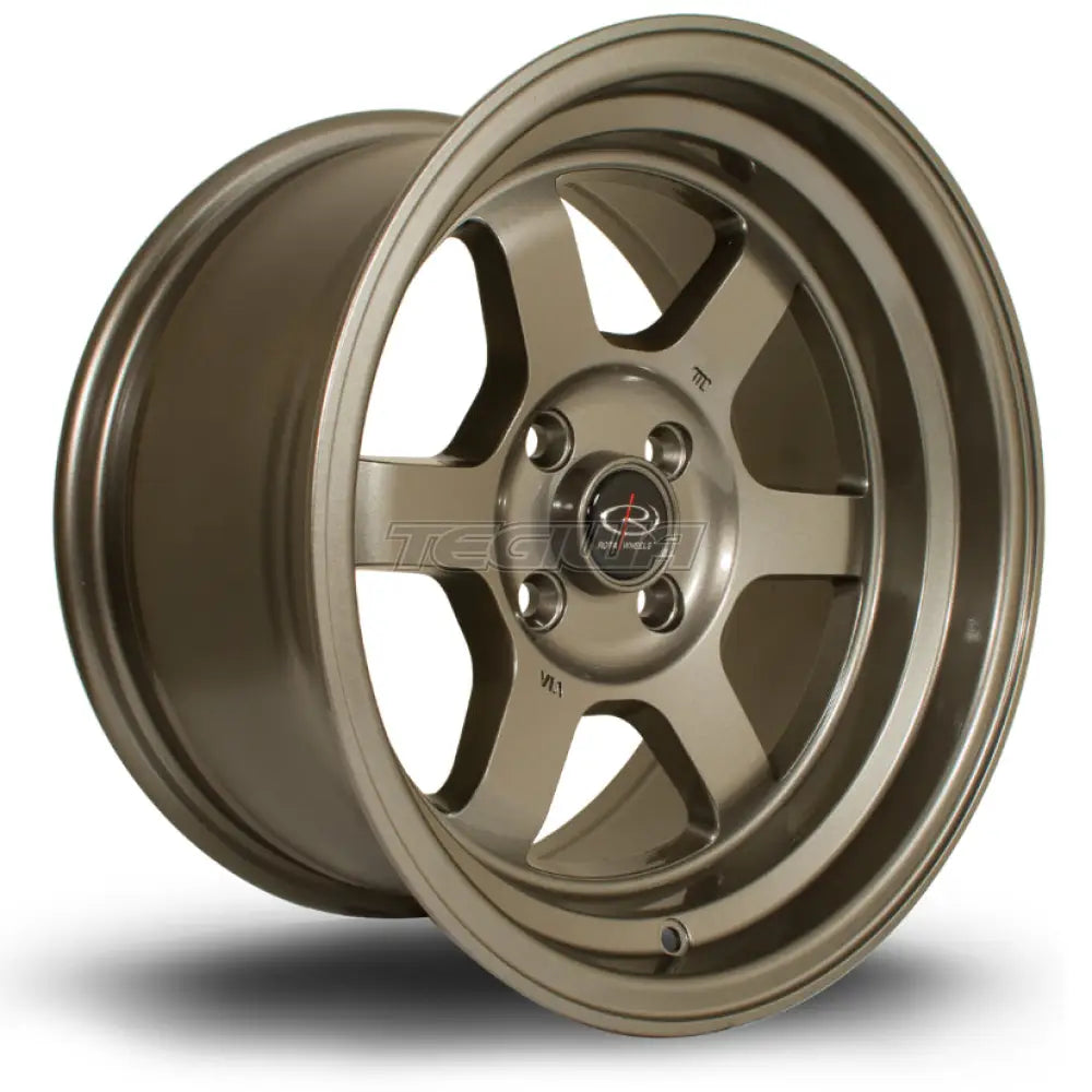 Rota Grid-V Alloy Wheel 15x8 ET0 4x108 Bronze 73mm CB