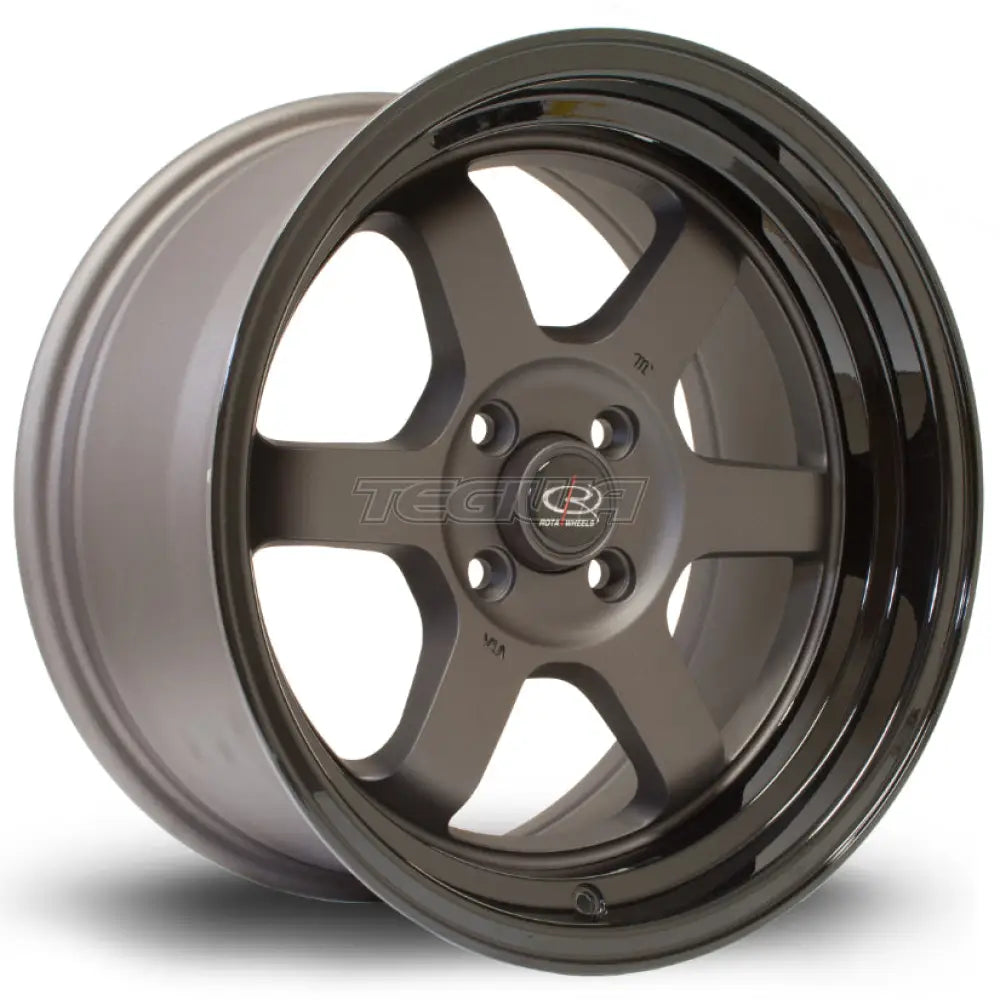 Rota Grid-V Alloy Wheel 16x8 ET20 5x100 Flat Gunmetal 67.1mm CB