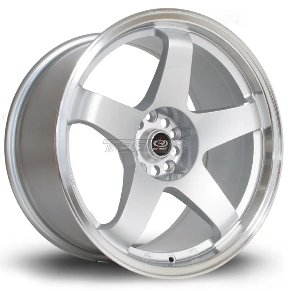 Rota GTR Alloy Wheel 18x9.5 ET12 5x114 Silver Polished Lip 73mm CB