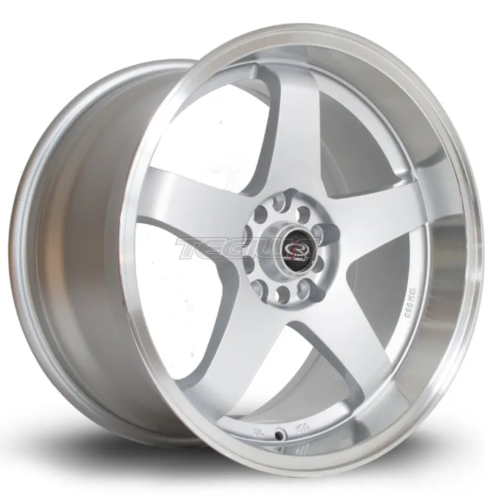Rota GTR-D Alloy Wheel 18x9.5 ET25 5x114 Silver Polished Lip 73mm CB