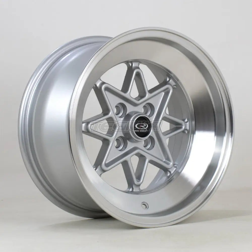 Rota Hachi Alloy Wheel 15x8 ET0 4x100 Silver Polished Lip 67.1mm CB