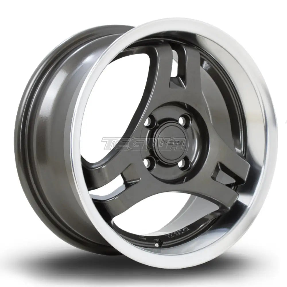 Rota HM3 Alloy Wheel 15x7 ET40 4x100 Gunmetal Polished Lip 67.1mm CB