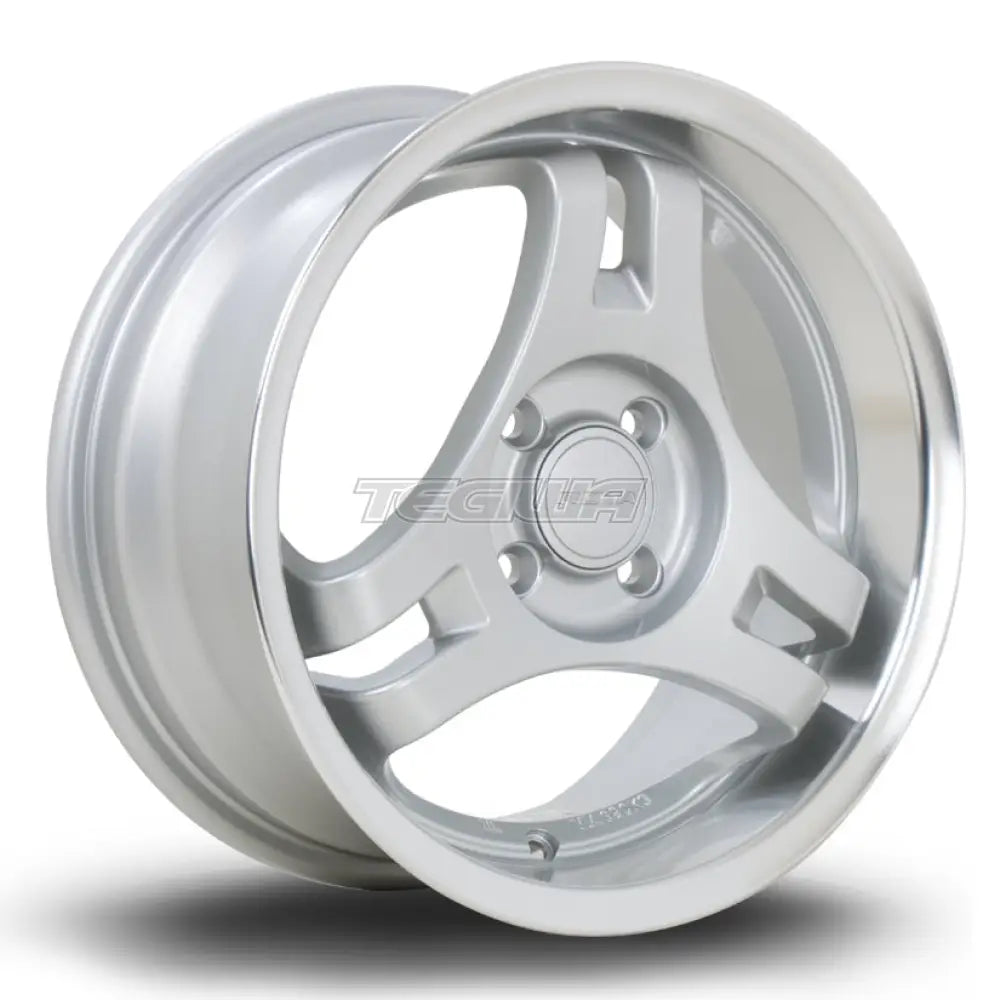 Rota HM3 Alloy Wheel 15x7 ET40 4x100 Silver Polished Lip 67.1mm CB