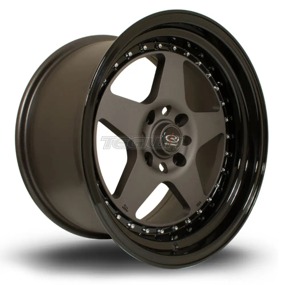 Rota Kyusha Alloy Wheel 17x9.5 ET12 5x114 Flat Gunmetal Black Lip 73mm CB