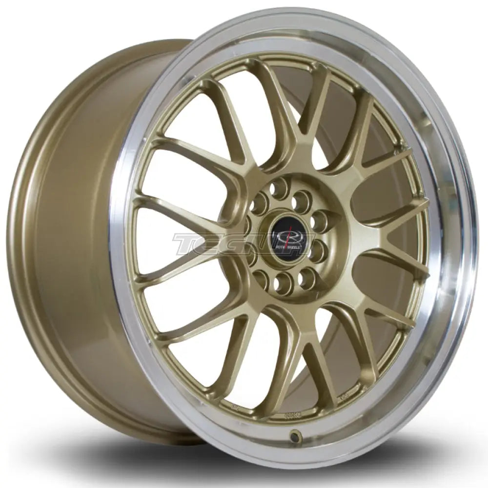 Rota MXR Alloy Wheel 18x8.5 ET44 5x114,5x100 Gold Polished Lip 73mm CB
