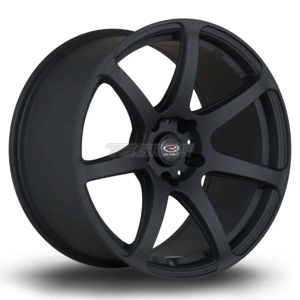 Rota ProR Alloy Wheel 18x9.5 ET38 5x114 Flat Black 2 73mm CB