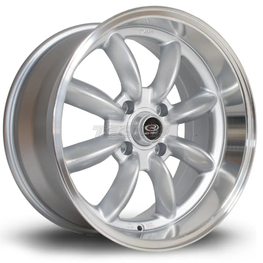 Rota RBR Alloy Wheel 17x8.5 ET4 4x114 Silver Polished Lip 73mm CB