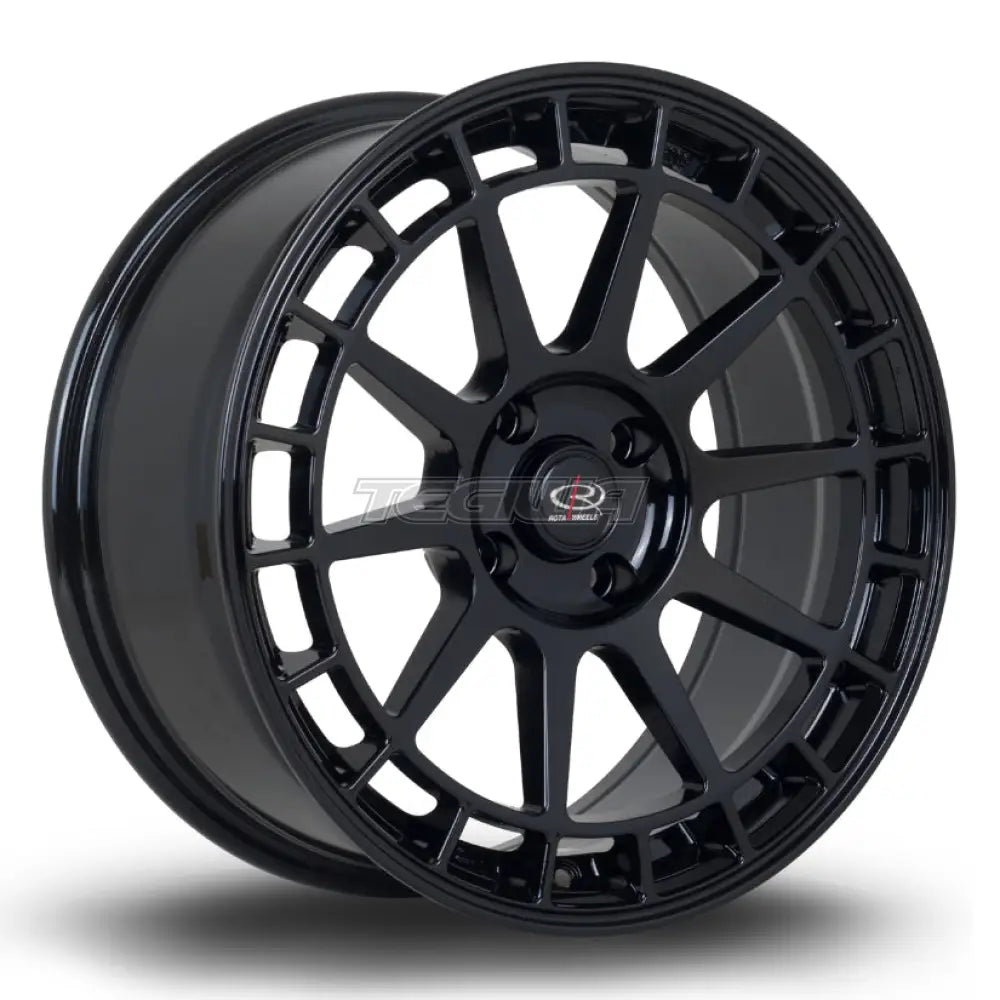 Rota Recce Alloy Wheel 17x8 ET40 4x108 Black 73mm CB