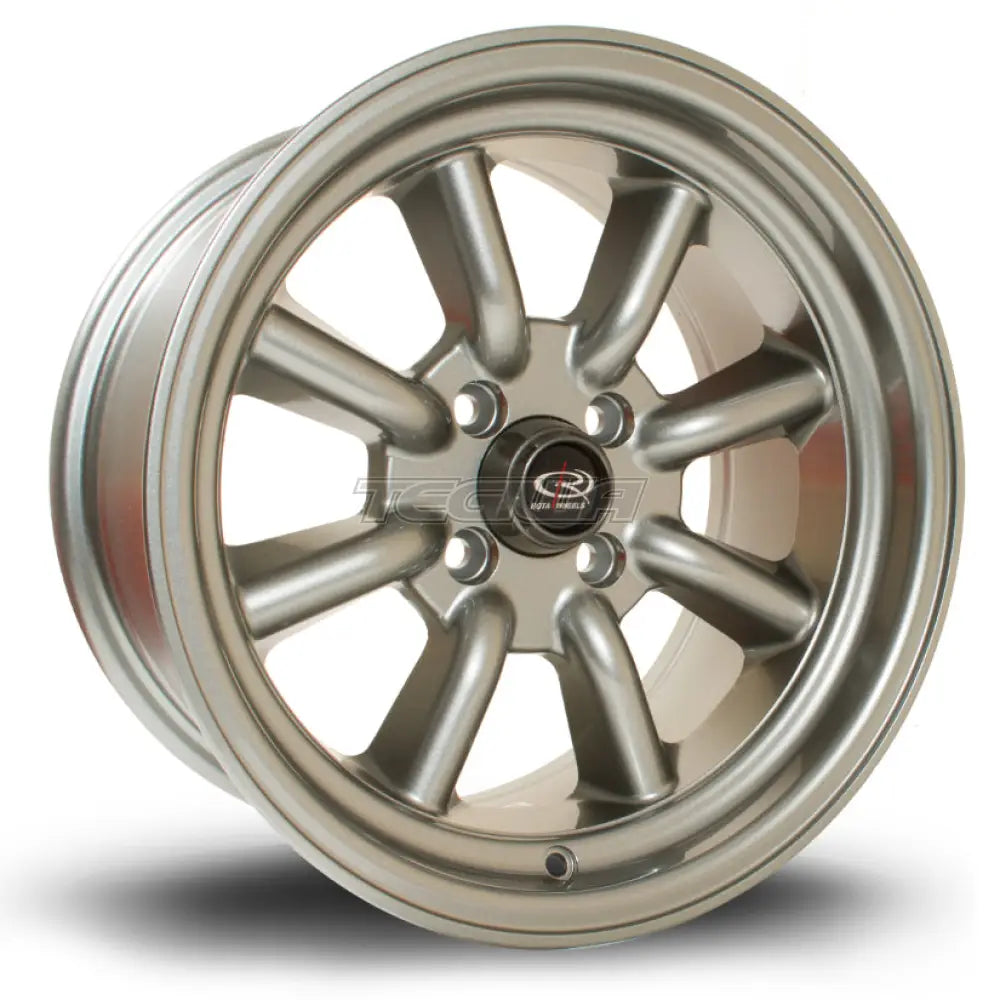 Rota RKR Alloy Wheel 15x8 ET10 4x100 Steelgrey 67.1mm CB
